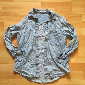 Everlane Women Chambray Denim Shirt